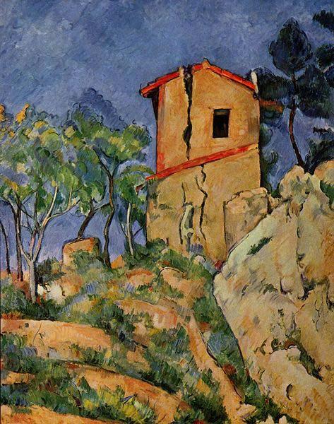 Paul Cezanne The House with Burst Walls Sweden oil painting art